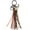 D, variant on Western Leather Cow Head Keychain Tassel Style Animal Print Key Ring Handmade Unique for Cowboy Ranch Lovers