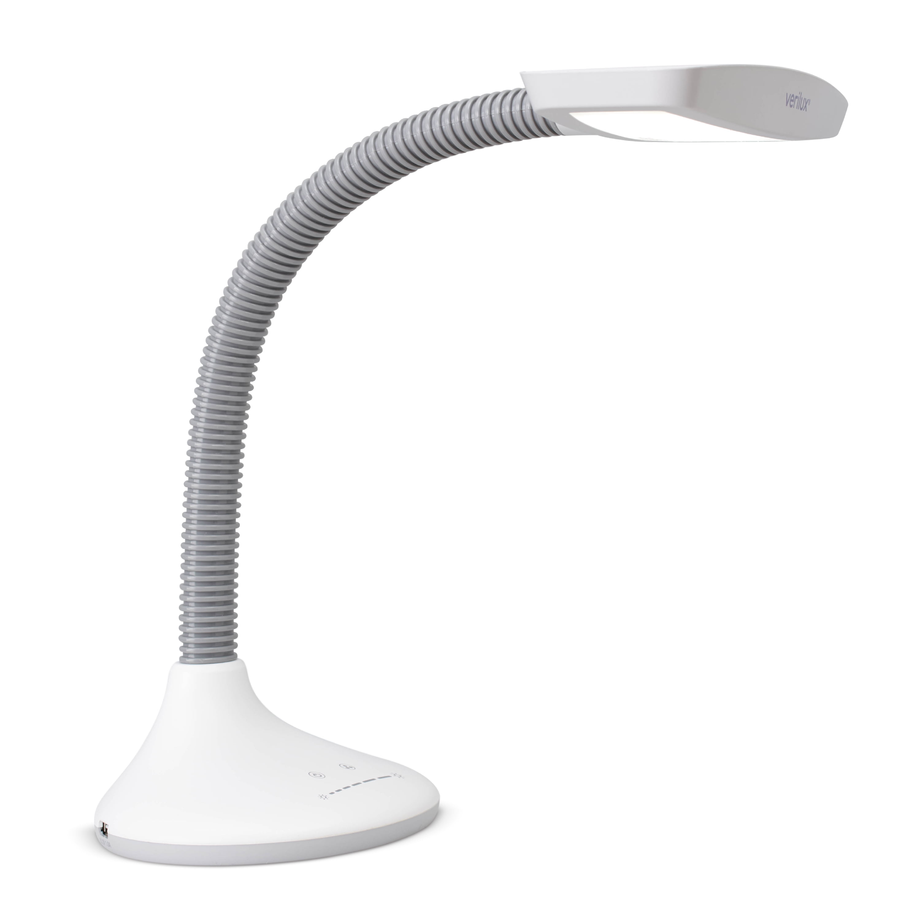 Silver Office with Wireless and USB Charging Port Study 6 Brightness Levels Reduces Eye Strain and Fatigue For Home 5 Color Temperature Settings Monoprice WFH Aluminum Multimode LED Desk Lamp 