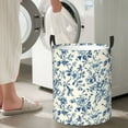 thumbnail image 4 of Cauagu Vintage Blue Floral for Laundry Basket,Collapsible Organizer Basket for Storage Bin Toy Bins Gift Baskets Bedroom Clothes Children Nursery Hamper -Medium, 4 of 7