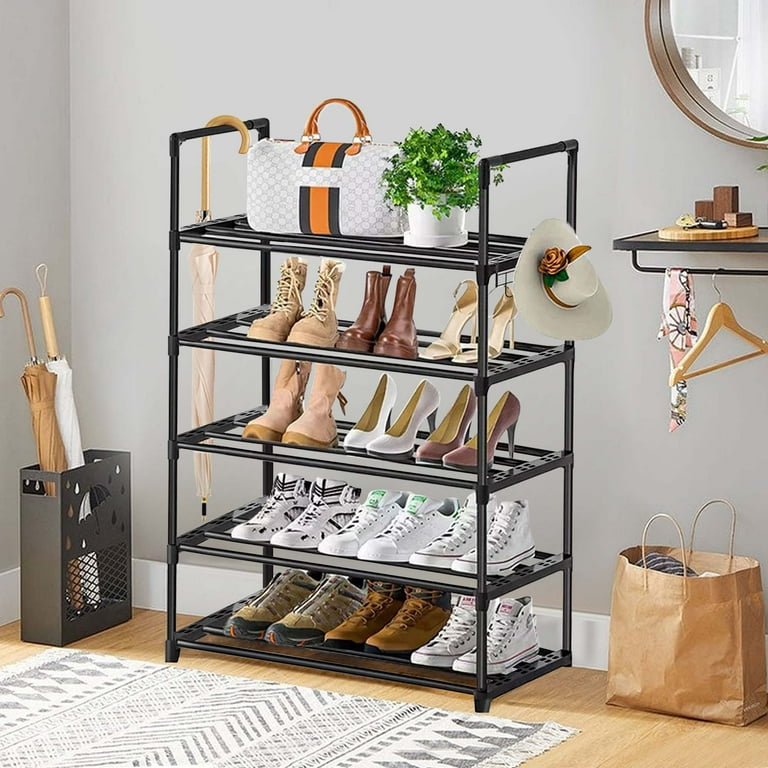 Walmart tall shoe rack hotsell