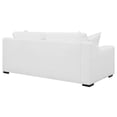 thumbnail image 5 of Pemberly Row Transitional Upholstered Fabric Sofa with Sloped Arms in White, 5 of 11