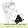 thumbnail image 2 of Natural Activated Carbon Charcoal Odor Absorber Filter | Eliminator Deodorizer Air Purifying Freshener Refill Bag For Trash Can, Fridge, Shoes, etc.. Made with Coconut Shell (3 PACK), 2 of 4