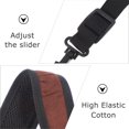 thumbnail image 3 of OULII Load-bearing Saxophone Strap Adjustable Cotton Coffee 1Pack for Practice, 3 of 8