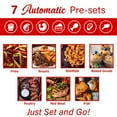 thumbnail image 3 of Brentwood Small 1400 Watt 4 Quart Electric Digital Air Fryer with Temperature Control in Red, 3 of 3