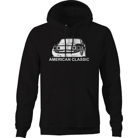 American Classic The Boss GT Hotrod Sweatshirt for Men Small Black