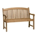 thumbnail image 3 of Urban Elements Newham 1-Piece 100% FSC Teak Wood Patio Bench, 3 of 5