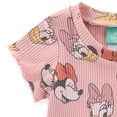 thumbnail image 3 of Disney Minnie Mouse Daisy Duck Peplum T-Shirt and Shorts Set (Baby Girls), Sizes 3M-24M, 3 of 7
