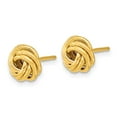 thumbnail image 2 of Primal Gold 14 Karat Yellow Gold Love Knot Post Earrings, 2 of 4