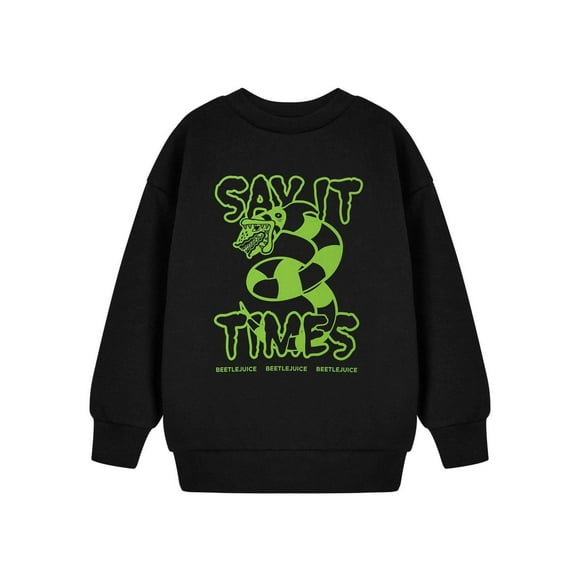 Beetlejuice Boys/Girls Say It Three Times Sweatshirt