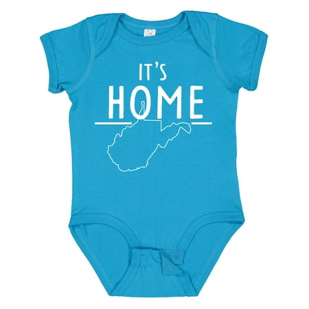 

Inktastic It s Home- State of West Virginia Outline Gift Baby Boy or Baby Girl Bodysuit