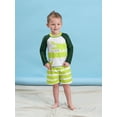 thumbnail image 3 of Gerber Baby & Toddler Boy Rashguard & Swim Trunks Set with UPF 50+, 2-Piece (0/3M - 5T), 3 of 14