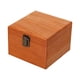thumbnail image 2 of Caja de almacenamiento de madera DIY con cierre frontal, caja de regalo portátil sin terminar, caja de recuerdo para marrón 14x14x10cm, 2 of 9