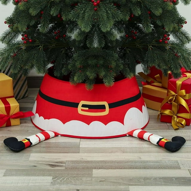 MesaSe Christmas Tree Collar Christmas Tree Skirt Ring with Gift Box Decoration Xm