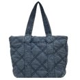 thumbnail image 1 of Bolso bandolera de mezclilla retro acolchado para uso diario con cremallera para mujeres y niñas, 1 of 9