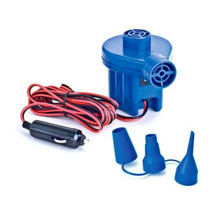 Swimline 19150 12 Volt Electric Air Pump w/ Nozzles for Pool Inflatables