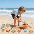 thumbnail image 5 of Beach Toy Set for Kids Outdoor Summer with Sand Shovels Rakes and Watering Can 10PCS, 5 of 5