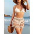 thumbnail image 5 of Cueply Women's Cover Up Skirt Hand Crochet Beach Bikini Wrap Coverups for Swimwear, 5 of 7