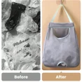 thumbnail image 2 of Plastic Bag Sundry Bag Organiser Hanging Wall Mounted Extractable Organiser Mesh Plastic Bag Washable Reusable Organiser Trash (grey), 2 of 7