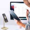thumbnail image 4 of Aduro Elevate Phone & Tablet Holder Adjustable Stand Gold, 4 of 11