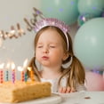 thumbnail image 4 of Unique Bargains Birthday Crown Birthday Headband Birthday Crown Adult Woman Happy Birthday Headband for Girls Pink, 4 of 7
