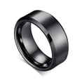 thumbnail image 1 of Anillo de hombre estilo Simple boda compromiso joyería ornamento Color sólido hombre dedos anillos moda decoración accesorio Festival regalo Ropa, zapatos y accesorios Miscelánea Negro Nº 8 Minnieouse AP014419-02, 1 of 6