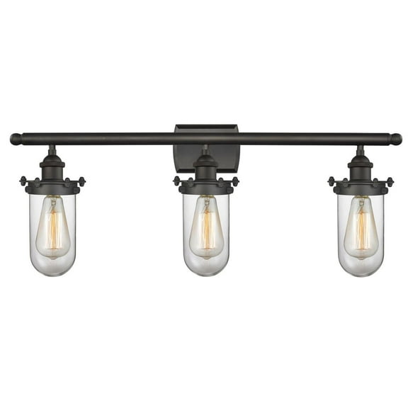 Innovations 3-LT LED Kingsbury 26" Bathroom Fixture - Oil Rubbed Bronze - 516-3W-OB-232CL-LED