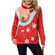 thumbnail image 2 of Pntutb Blusa con capucha de manga larga con estampado navideño divertido informal para mujer Tops para parejas Liquidación Pntutb Pntutb-4491, 2 of 5