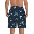 thumbnail image 3 of Naloa Beautiful Butterflies Men's Beach Shorts, Surfing shorts, Swim trunks, Quick Dry Swim Trunks for Surfing Beach Fun - Small, 3 of 9