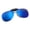 Mirror Blue, variant on Unisex Polarized Clip On flap up Sunglasses UV 400 Protection Mens Womens Fishing Driving Goggle