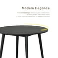 thumbnail image 5 of Furniture of America Rusenta Solid Wood 42-inch Round Dining Table, Black, 5 of 11