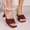 Red, variant on Viluyesy Womens Heels Sandals, Wide Width Square Toe Slip-On Casual Comfortable Pumps Shoes Black US7
