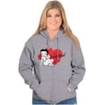 thumbnail image 4 of Betty Boop Fearless Girl Power Women Plus Size Zipper Hoodie Brisco Brands 3X, 4 of 5