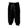 thumbnail image 1 of Yuyuzo Pantalon Bébé Élastique à Cordon Taille Haute Unisexe Enfants Bas Resserré avec Poches, 1 of 3