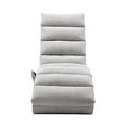 thumbnail image 6 of Triple Tree Electric Massage Chaise Lounge with 5 Modes Heating and Side Pockets, Light Grey, 6 of 9
