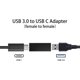 thumbnail image 4 of (negro) Paquete de 2 adaptadores USB C a USB 3.0, USB 3.1, adaptador USB 3.0 hembra a USB C hembra, compatible con iPhone 11, Google Pixel, Samsung Galaxy S20,, 4 of 5