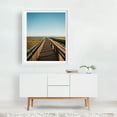 thumbnail image 2 of Baylands Nature Preserve, Palo Alto 02 - Palo Alto California Photography Boardwalk Landscape Nature Coast Scenic Minimalist Ocean White Framed Wall Art Print 12 x 16 inches, 2 of 3