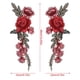 thumbnail image 5 of Bearachild 1 par de parches de flores rosas, bolso bordado, apliques, ropa Vintage, insignias para coser, manualidades, accesorios de costura caseros Tela de costura y artesanía Bearachild JJ9440-00, 5 of 6