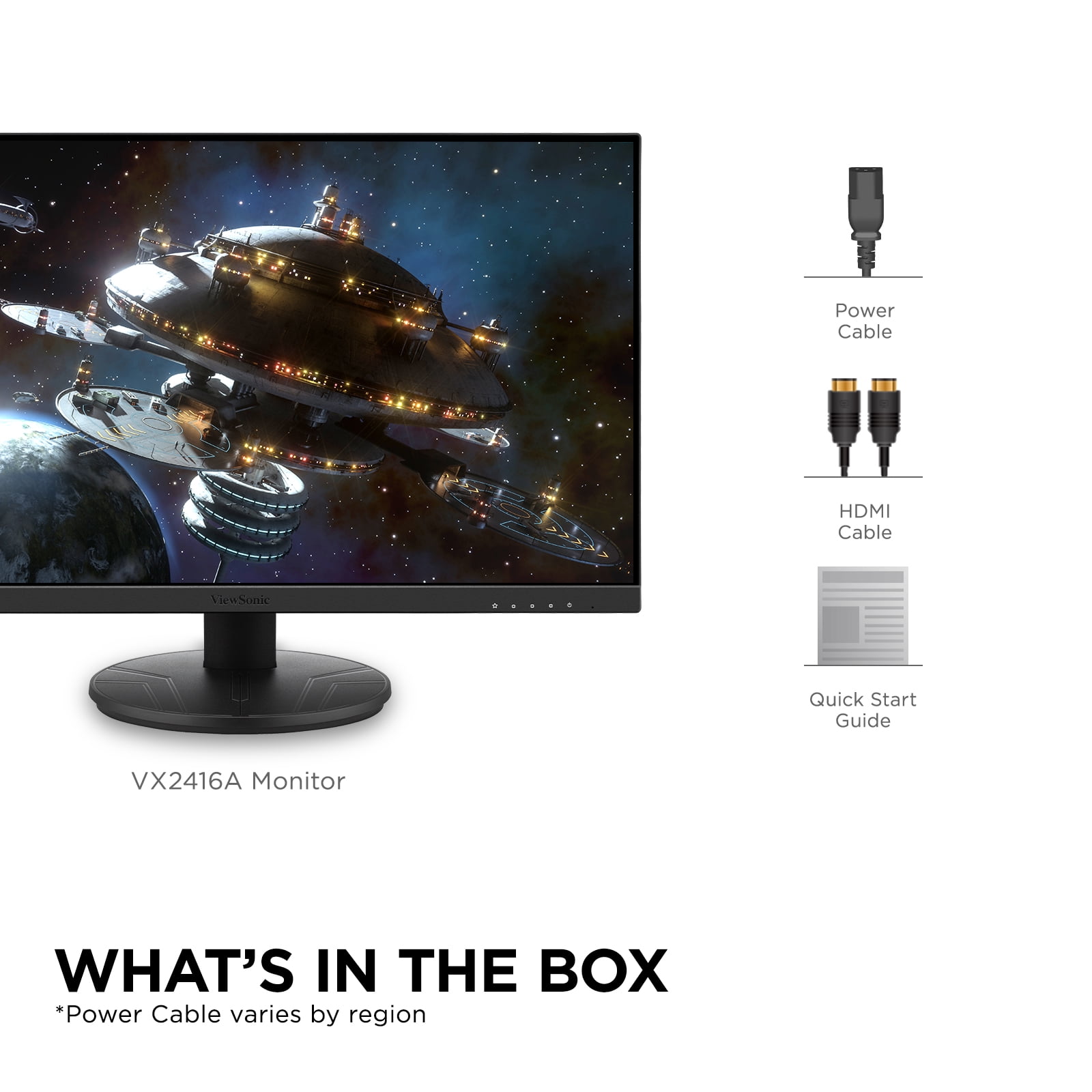 ViewSonic 24" 1080p 1ms 120Hz (OC) IPS Gaming Monitor with USB-C