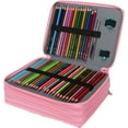 thumbnail image 4 of 200 Slots Colored Pencil Case - Pencil Organizer with Zipper Closure Canvas Large Capacity Pencil Case for Watercolor Pens Markers, 4 of 4