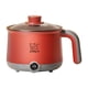 thumbnail image 2 of Olla eléctrica multifuncional para cocinar fideos, olla eléctrica portátil para cocinar carne, pasta, huevos, ramen, dormitorio Gris rojo, 2 of 8