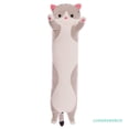thumbnail image 4 of Baby Long Cat Plush Toy Adult Soft Stuffed Kitten Pillow Kids Children Sleeping Pillow Home Decor, 4 of 5