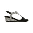 thumbnail image 2 of Alfani Womens Vacanza Faux Leather Embossed Wedge Sandals, 2 of 3