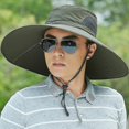 thumbnail image 5 of Sombrero para hombre con visera para el sol, sombrero de pesca, sombrero grande, protector solar, sombrero de pescador UV, sombrero para el sol de verano, 5 of 5