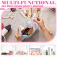 thumbnail image 4 of Bolsa de maquillaje Xuniea, organizador de viaje impermeable, transparente, de PVC, 4 of 6