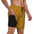 thumbnail image 3 of Daiia Honey Bee Gnomes Mens Swim Trunks Swim Shorts Quick Dry Swim Shorts with Mesh Lining Pockets-X-Large, 3 of 9