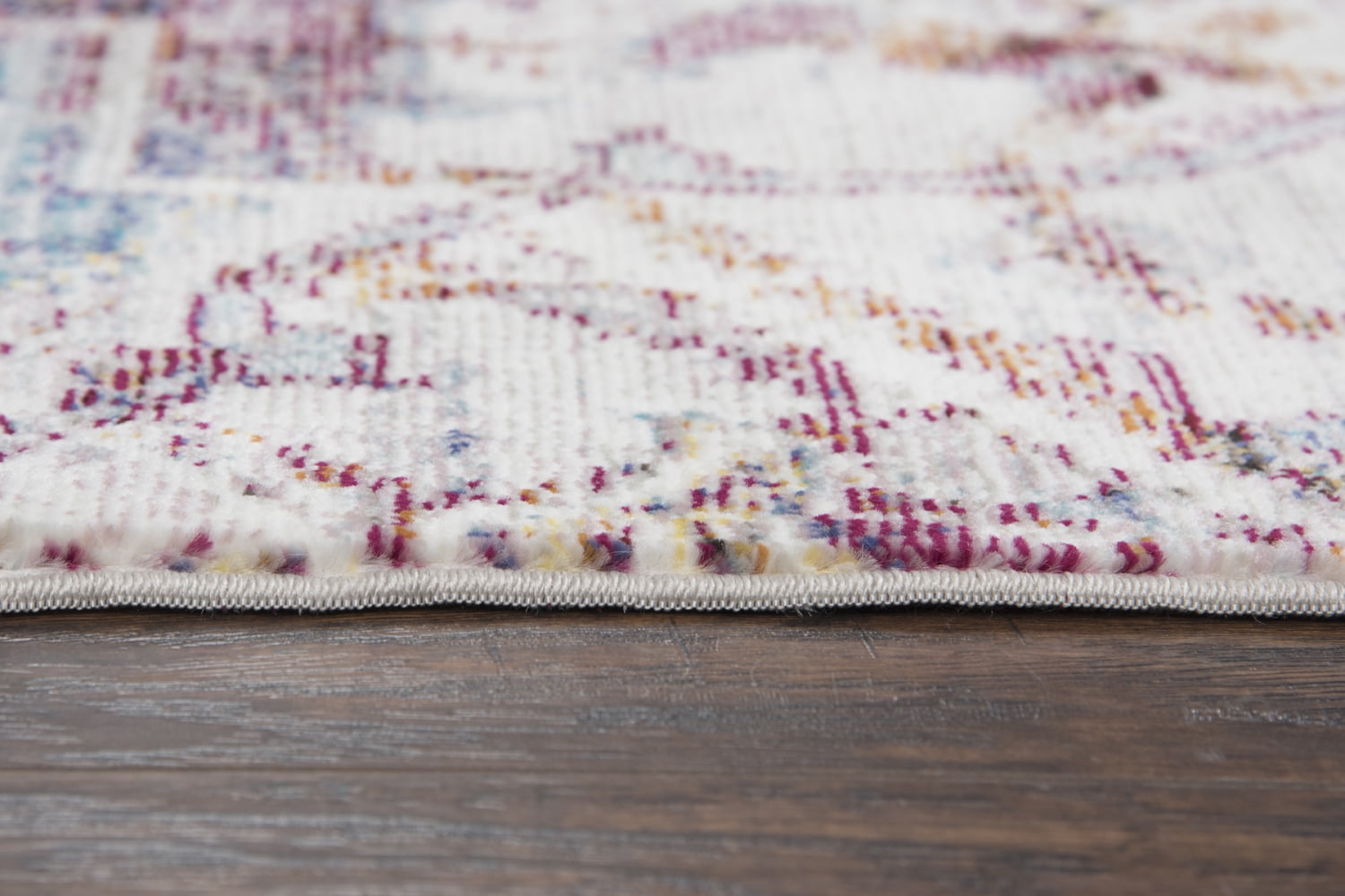 Rizzy Rugs Princeton Area Rug PRI110 Cream/Blue Vines Petals 3' 11" x 5' 6" Rectangle