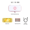 thumbnail image 4 of Carrying case for Switch Lite accessories, hard case, portable storage bag, shockproof, waterproof, with screen protector made of glass and thumb grip caps, Switch Lite, 4 of 5