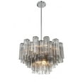 thumbnail image 2 of ADD-308-CH-SM Crystorama Lighting Addis - 9 Light Chandelier-14.25 Inches Tall and 22 Inches Wide-Polished Chrome Finish-Smoke Glass Color, 2 of 10