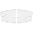 thumbnail image 2 of 38"W x 25 3/8"H x 3"ID x 20 1/2"C x 1"P Kailey Architectural Grade PVC Contemporary Ceiling Medallion, Two Piece, 2 of 11