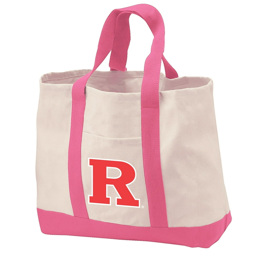 Broad Bay Cotton Rutgers University Tote Bag CANVAS Rutgers